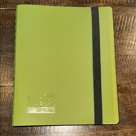 Green Top Flight Notebook with Black Elastic Band - Picture 1 of 6